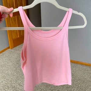 Light pink cropped tank top from amazon